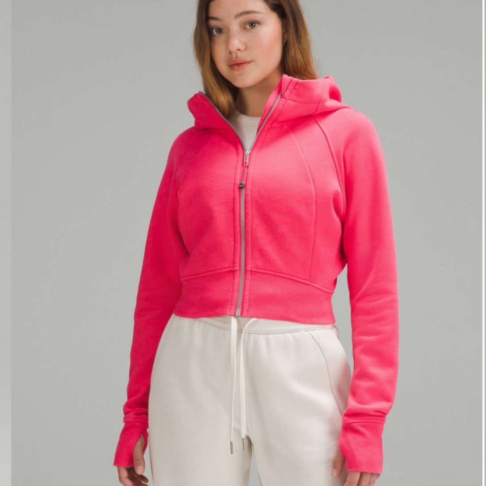 Lululemon Scuba Full-Zip Cropped Hoodie